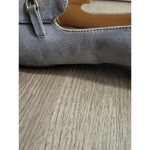 LOFT Ann Taylor Gray Loafers 11M - Picture 6 of 7